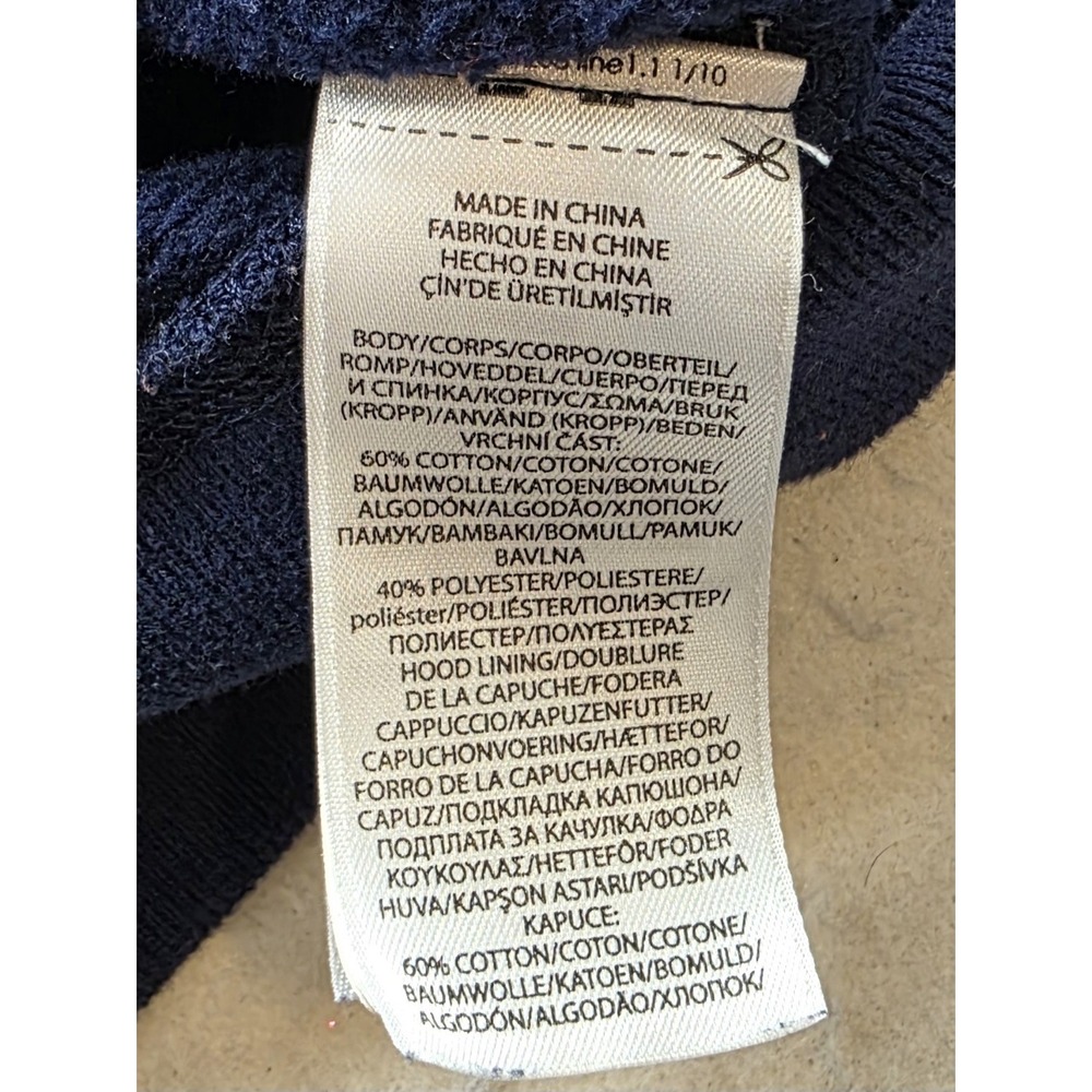 Polo Ralph Lauren Boy's Blue, Red, Yellow Pullover One Pocket Hoodie. Size XL 16 - Picture 8 of 8
